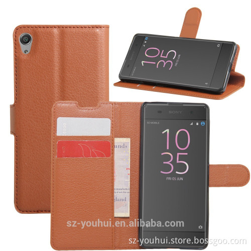 Factory direct sale flip cover case for Sony Xperia XA